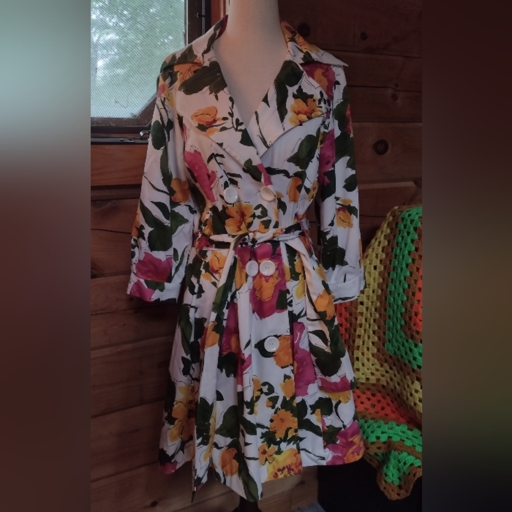 Vintage floral jacket